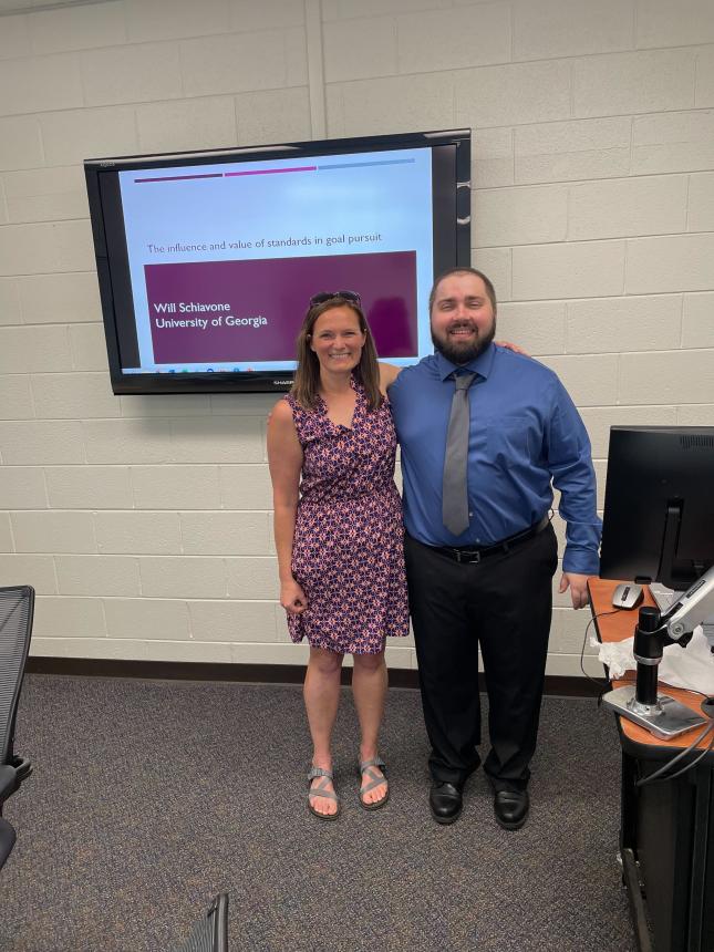 "Will and Dr. vanDellen post-defense"